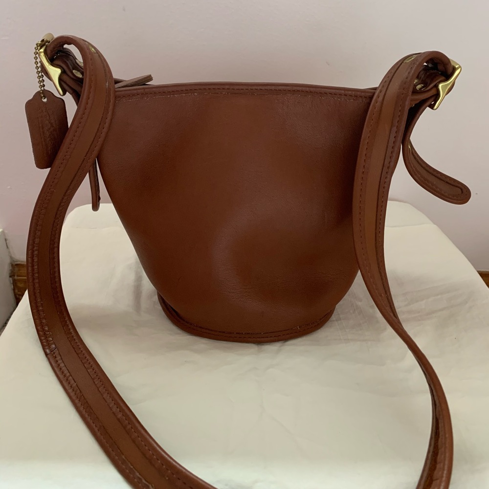 Vintage Coach leather purse&matching card holder